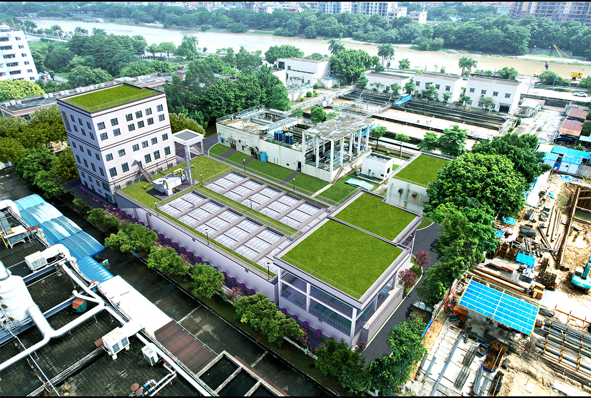 东莞市石龙镇新城区污水处理厂改扩建工程
